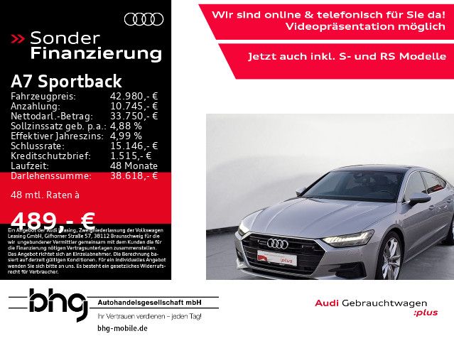 Audi A7 Sportback 50 TFSI e quattro