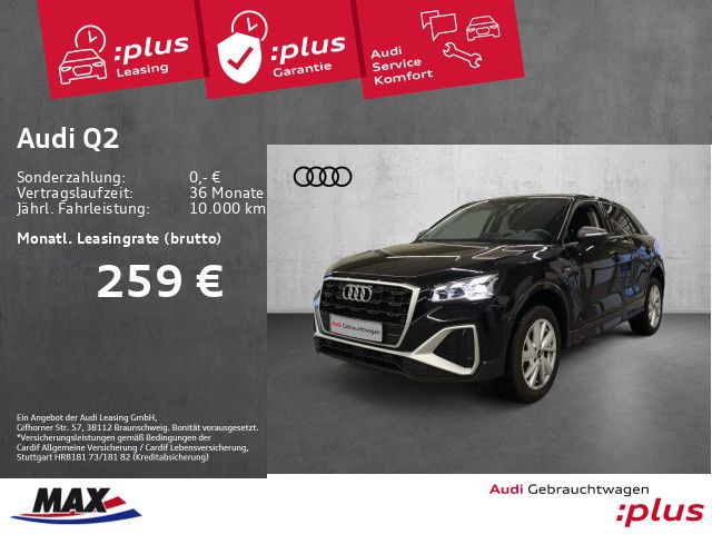 Audi Q2 30 TDI S-LINE MATRIX-LED+AHK+NAVI+VC+SITZHZG+