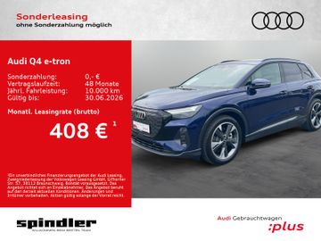 Audi Leasingangebot: Audi Q4 e-tron advanced 45/ Standklima, LED, AHK, ACC