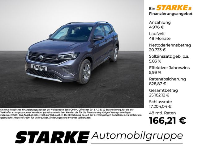 Volkswagen T-Cross 1.0 TSI DSG R-Line  LED PDC LM Tempo Kli