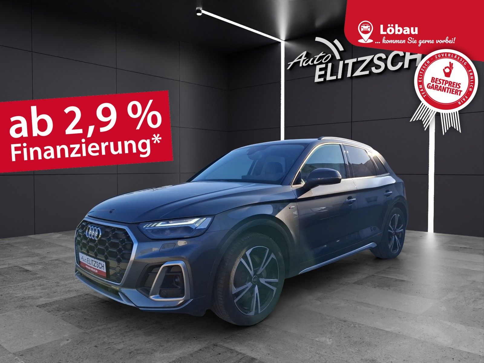 Fahrzeugabbildung Audi Q5 40 TFSI quattro S-line S-tronic Matrix Luft N