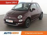 Fiat 500 1.2 Lounge *TEMPO*PDC*KLIMA* - Fiat 500: Rot, Schiebedach