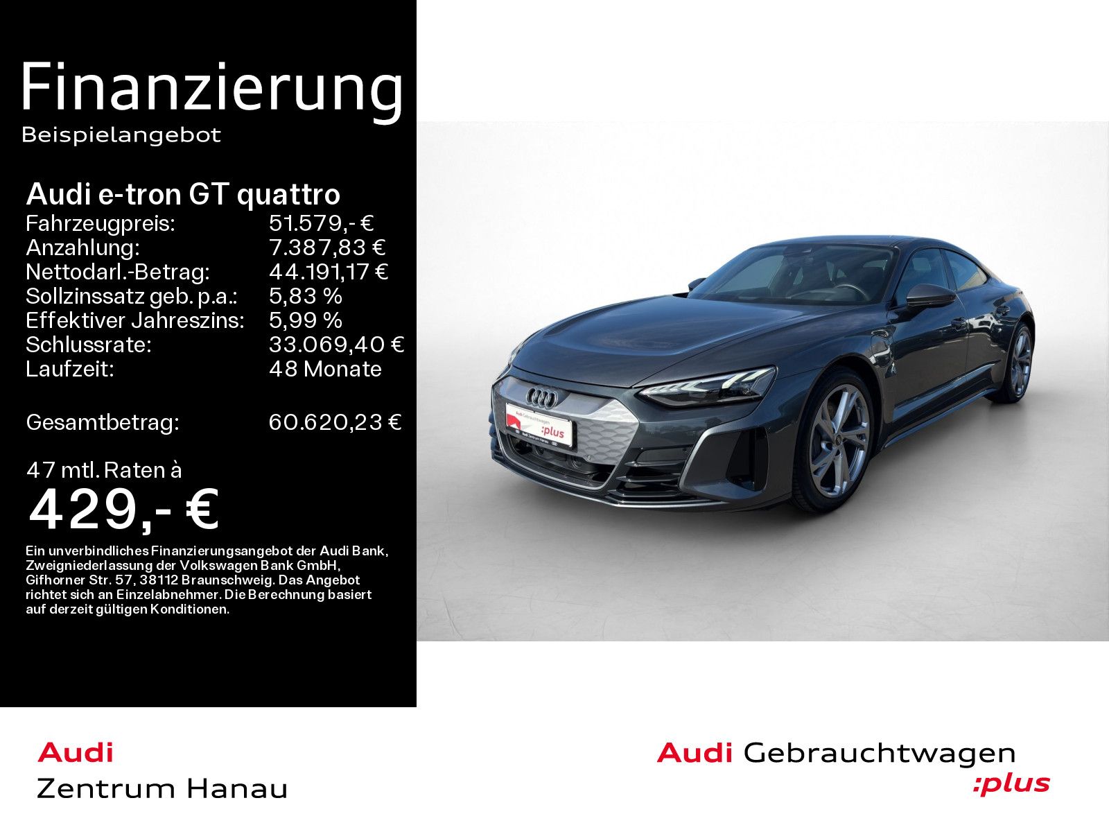 Audi e-tron GT QUATTRO *NAVI*LED*PANO*KAMERA*20 ZOLL*