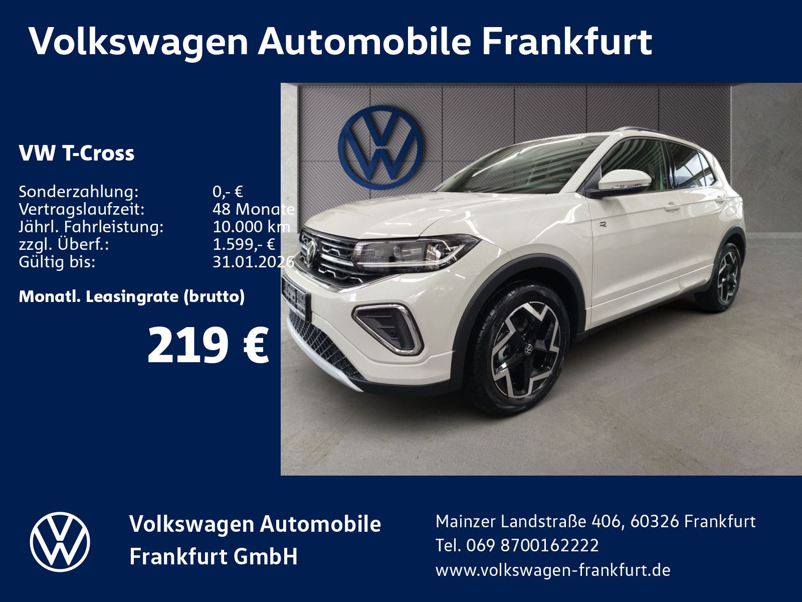 Volkswagen T-Cross R-Line 1.0 l TSI OPF 85 kW (116 PS) 6-Ga