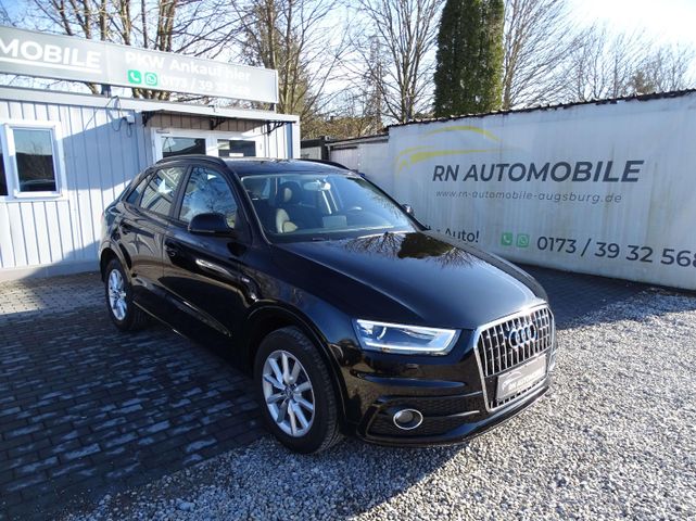 Audi Q3 2.0 TDI S LINE / SCHECKHEFT / AHK / 8-FACH-BE