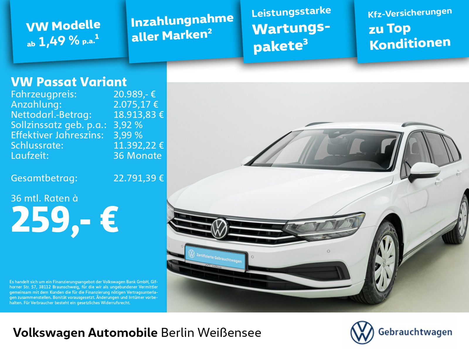Volkswagen Passat Variant 2.0 TDI DSG Conceptline APP LED N foto 2