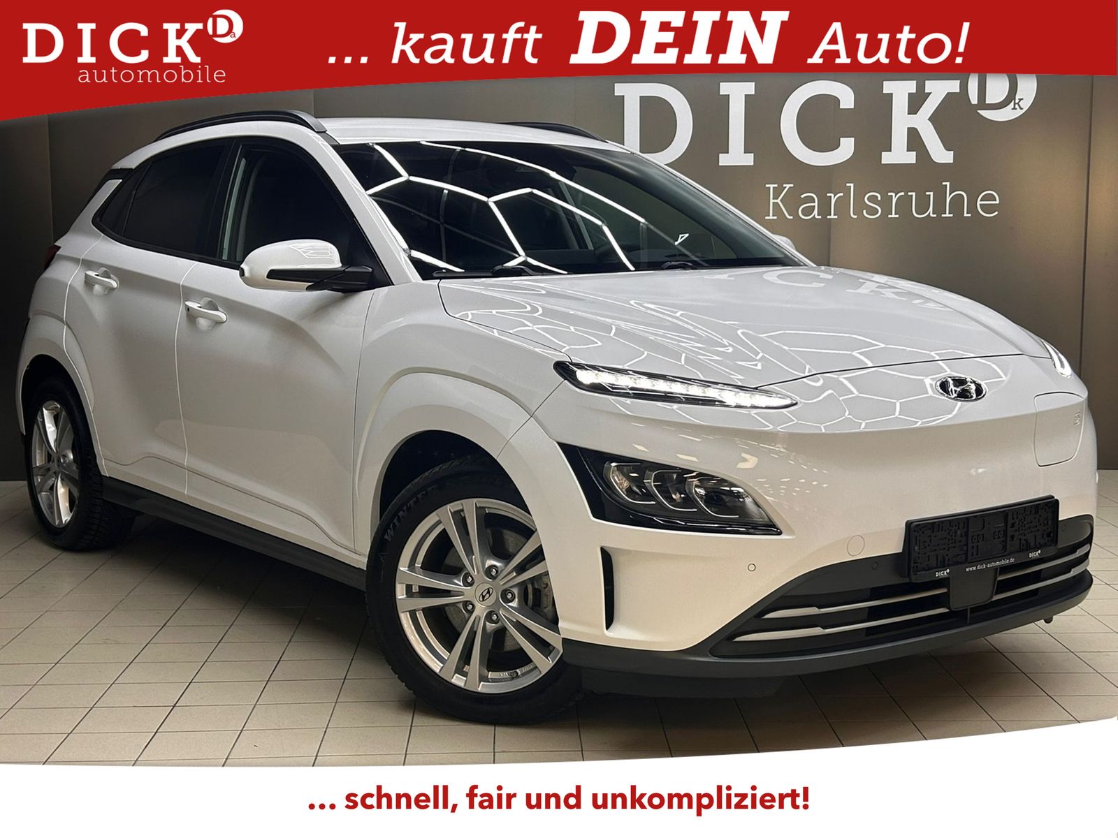 Hyundai Kona Elektro Prime LEDER+NAVI+HEAD+KAMER+KREL+WP