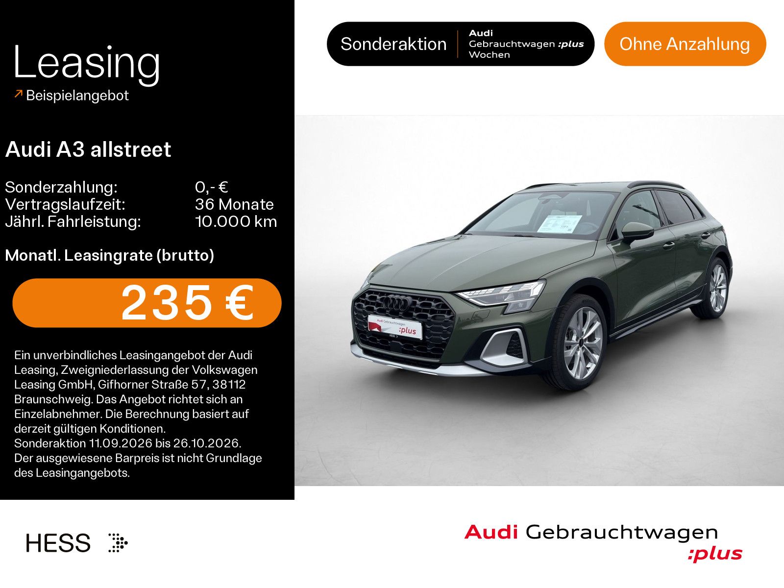 Audi A3 allstreet 35 TDI*NAVI-PLUS*LED*KAMERA*AHK*PDC