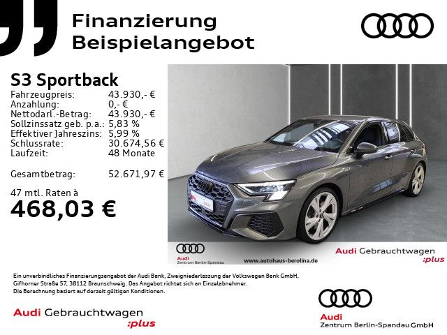 S3 Sportback *MATRIX*B&O*NAV+*ACC*Opt.-Schwarz+*