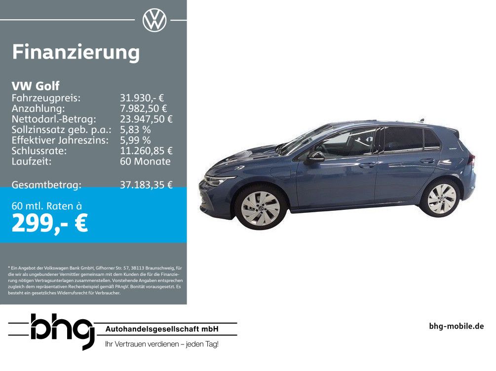 Golf 1.5 eHybrid DSG ENERGY