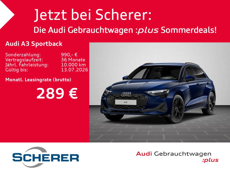 Audi A3 Sportback TFSIe S tronic ACC KAMERA NAVI+