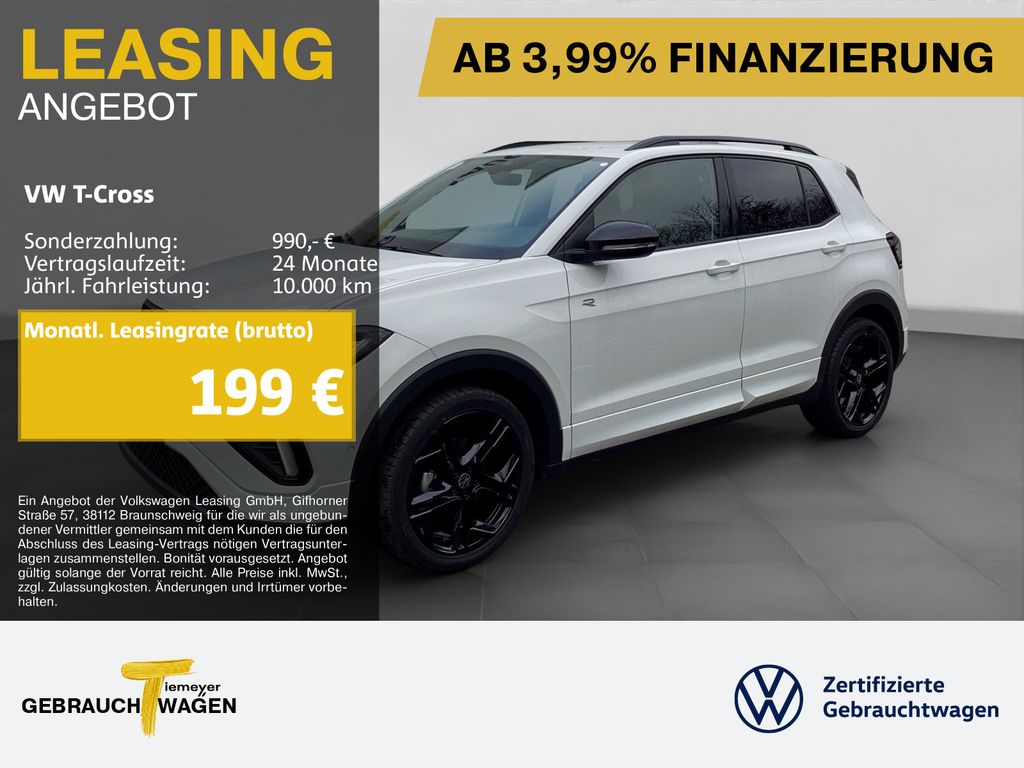 T-Cross 1.5 TSI DSG R-LINE BLACK LM18 AHK IQ.LIG