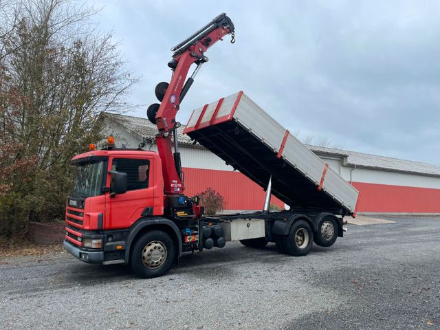 Scania 94/260 6x2 KIPPER Kran HMF 2020 Bauj. 2011