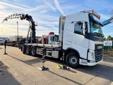 Volvo FH 420 8x4 TRIDEM PRITSCHE + 31m! KRAN HIAB 858 - Volvo Abrollkipper