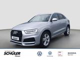Audi Q3 2.0TFSI qu*S-LINE*AHK*LED*NAVI*EPH*SPORTSITZE - silberne Audi Q3