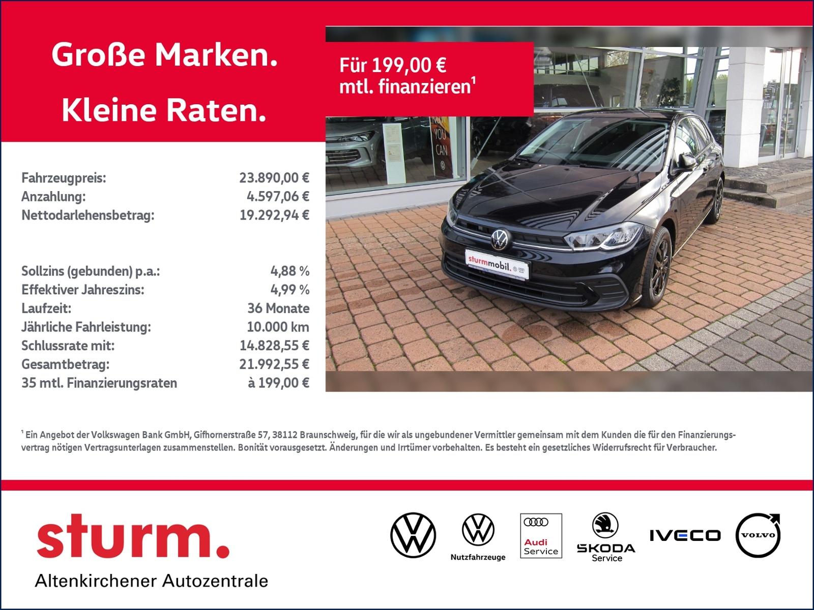 Volkswagen Polo 1.0 TSI DSG Life  *Klimaautomatik,LED,Alu*