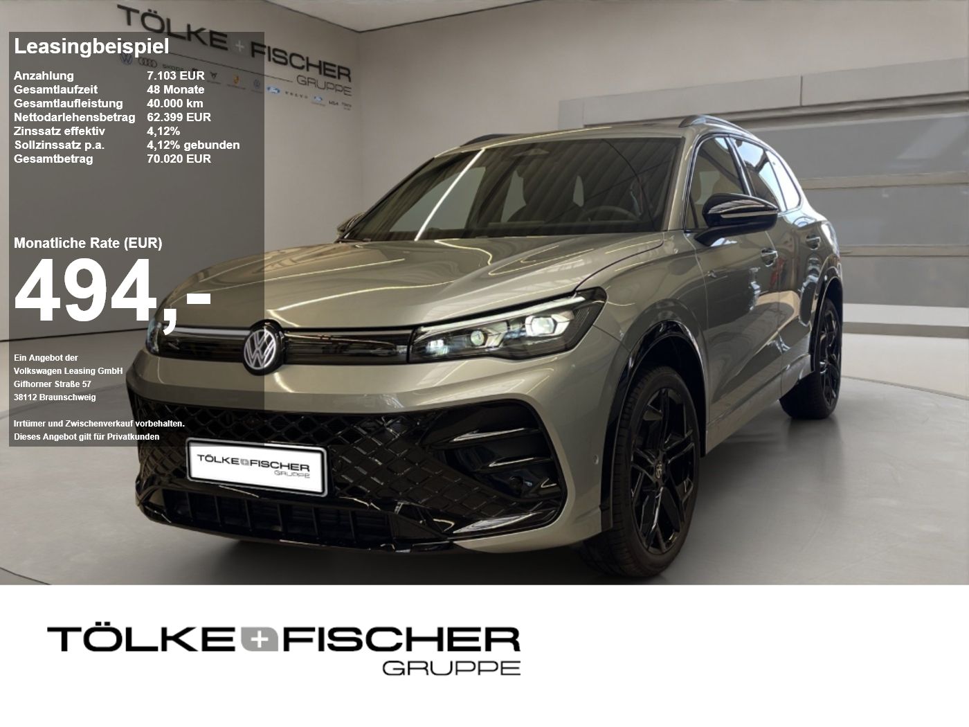 Volkswagen Tiguan R-Line 2.0 l TDI 4MOTION 7-Gang-DSG DCC foto 1