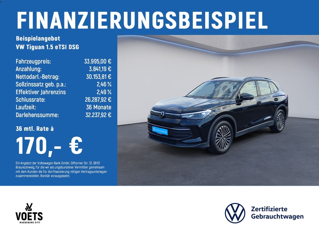 Tiguan 1.5 eTSI DSG Life LED+AHK+NAVI+ACC+HUD