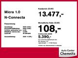 Nissan Micra 1.0 N-Connecta Navi/KlimaA/SHZ/PDC/Kamera - Nissan Micra: N Connecta