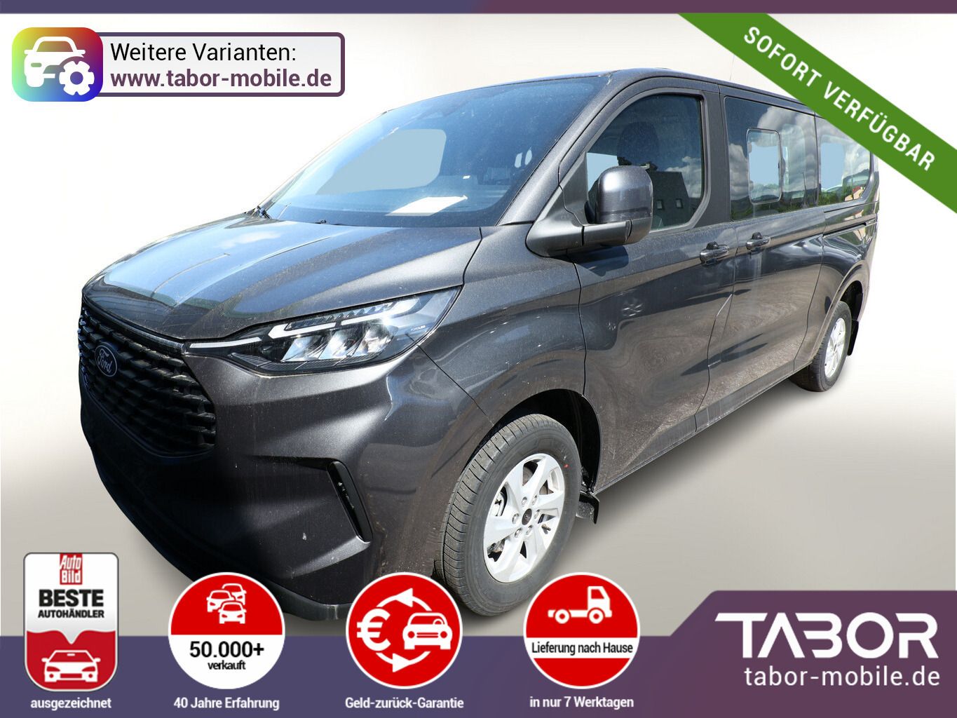 Ford Tourneo Custom Trend L2 ACC AHK Nav UVP-35%*