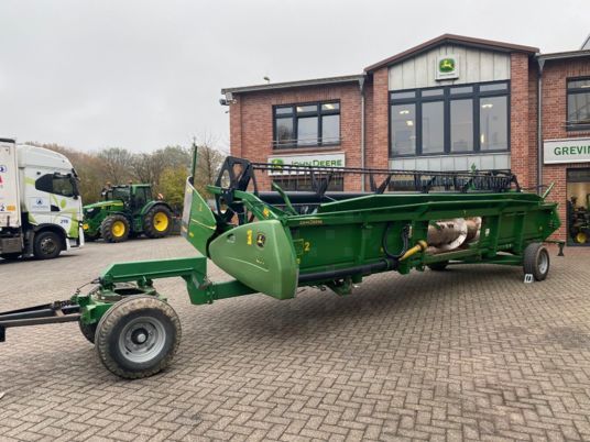 John Deere 625R inkl. Transportwagen