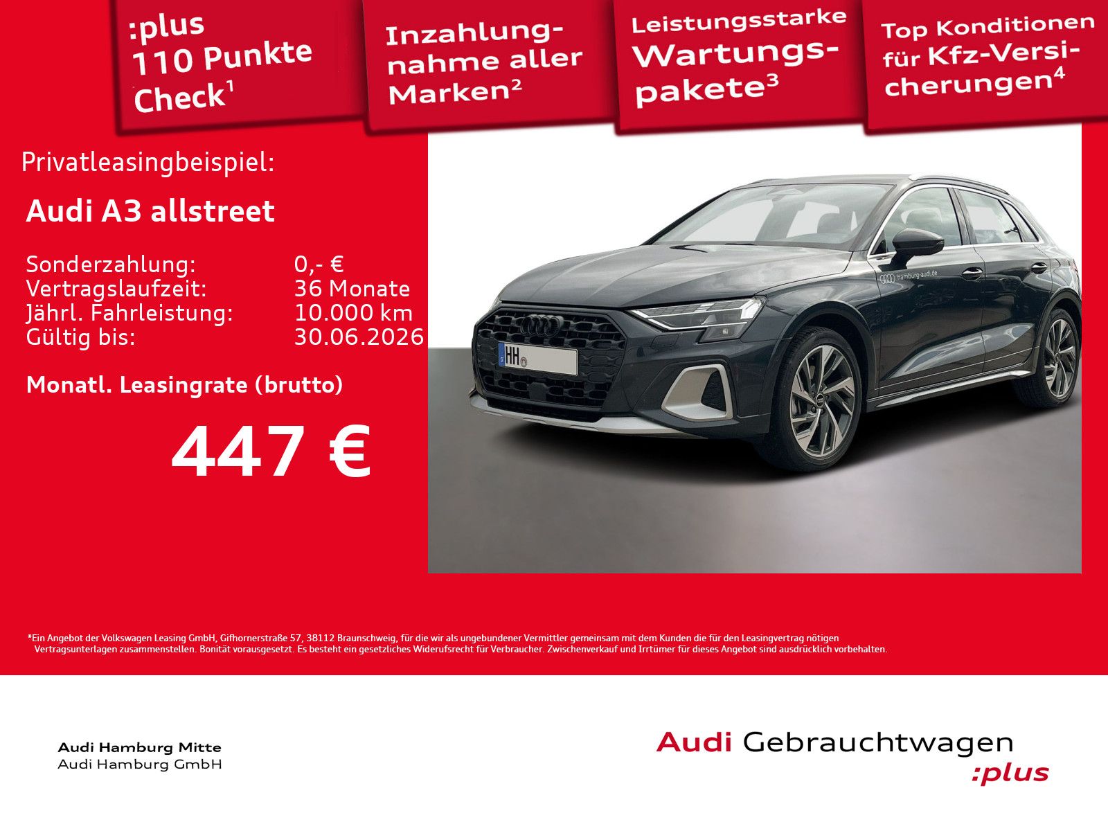 Audi A3 allstreet 1.5 TFSI S tronic LED Kamera virtua