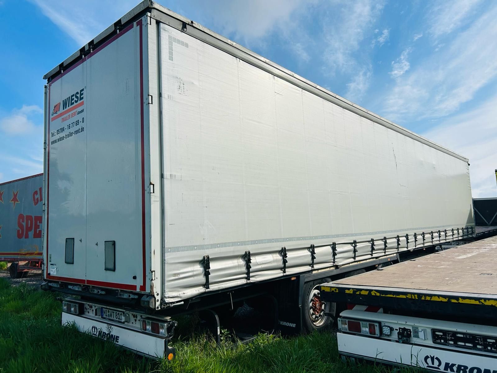 Fahrzeugabbildung Krone Schiebeplanen Auflieger TÜV Neu