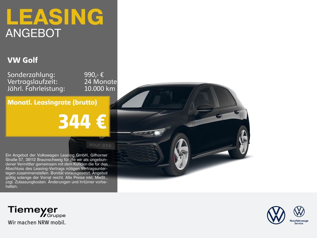 Golf 1.5 eHybrid GTE BLACK IQ.LIGHT HuD NAVI IDA