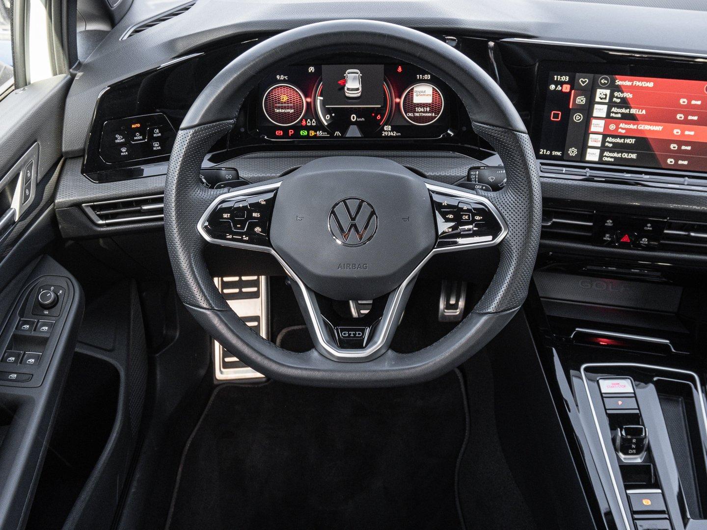 Volkswagen Golf GTD 2.0 TDI DSG NAVI LHZ AMBIENTE ALU PDC, миниатюра 11