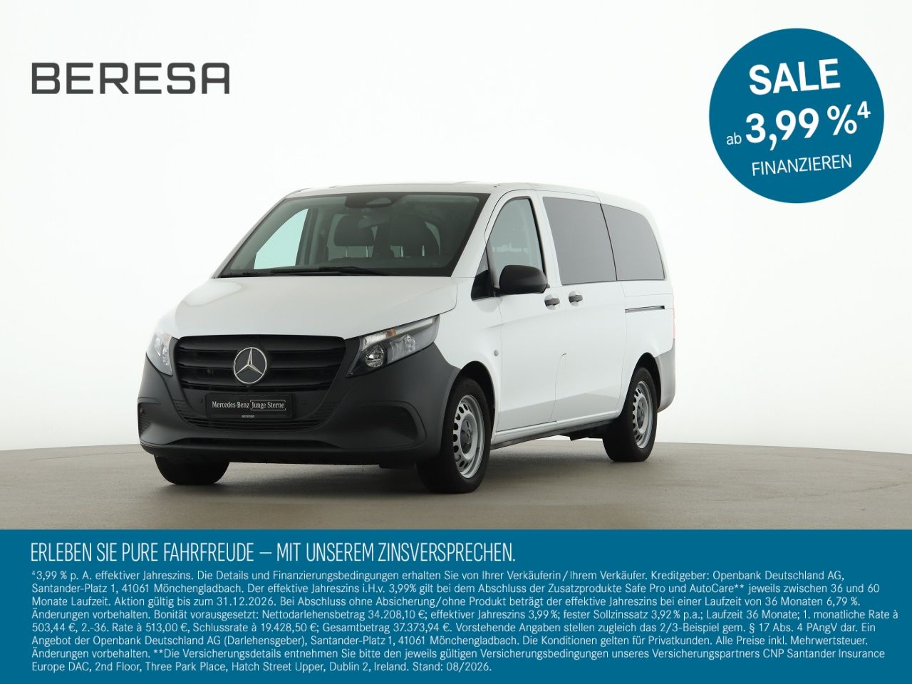 Mercedes-Benz Vito 114 CDI Tourer Lang 9 Sitzer Kamera