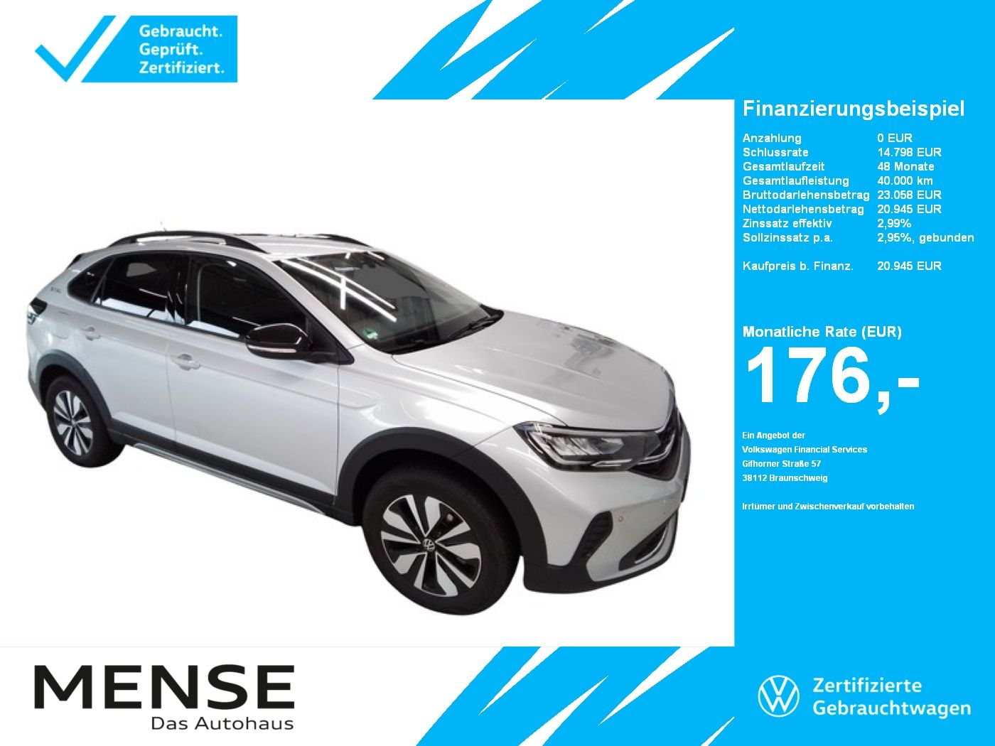 Volkswagen Taigo 1.0 TSI Life Goal CarPlay|ACC|LED|DynLicht