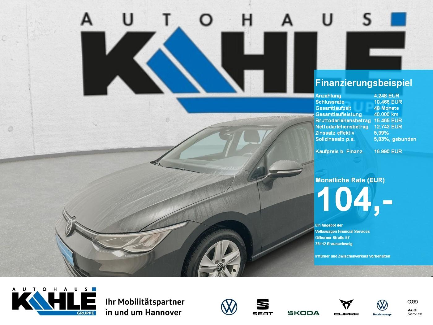Volkswagen Golf VIII 1.0 TSI Life