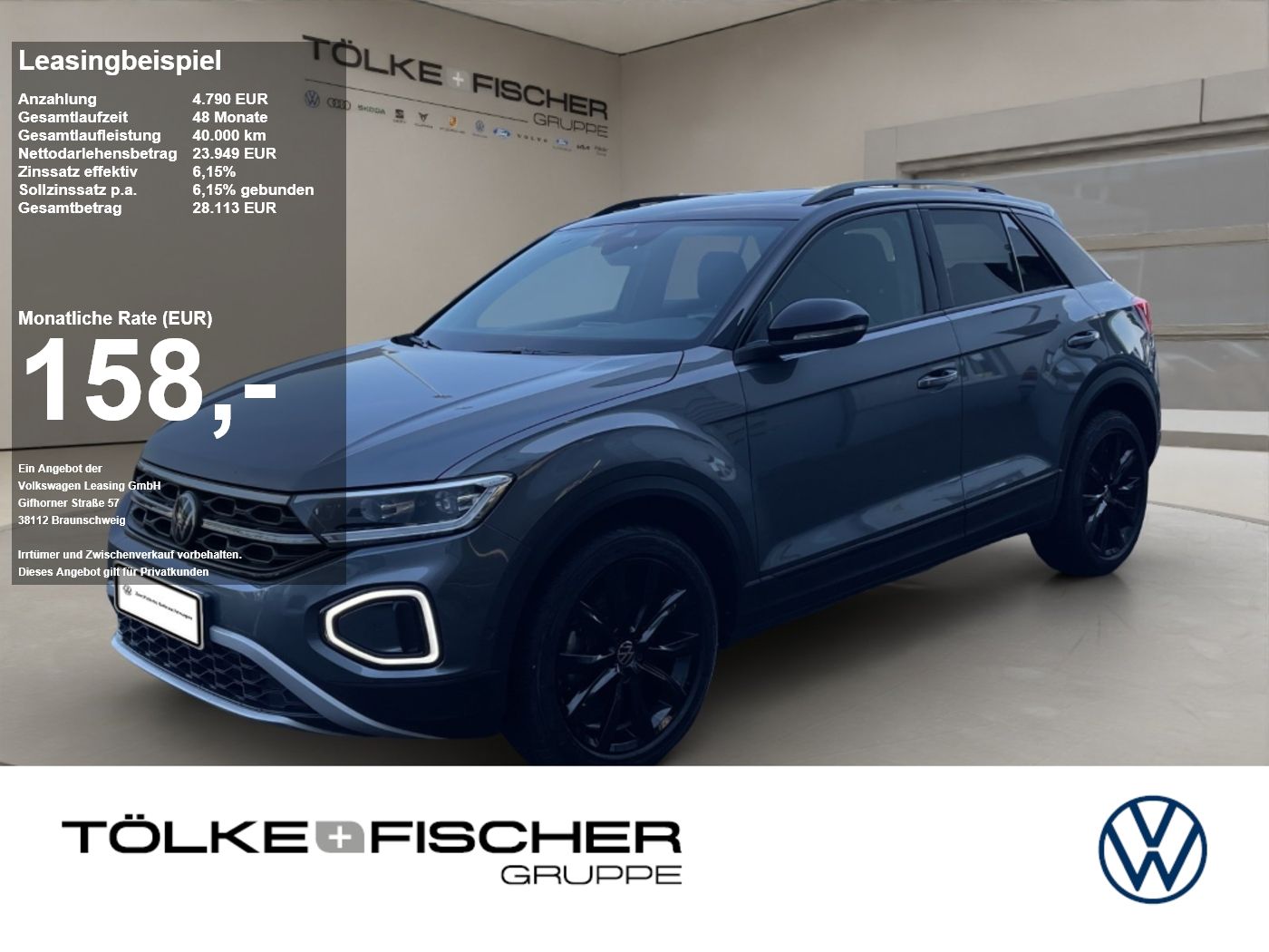Volkswagen T-Roc 2.0 TDI Style Pano ACC AUT Kam. Pano LED