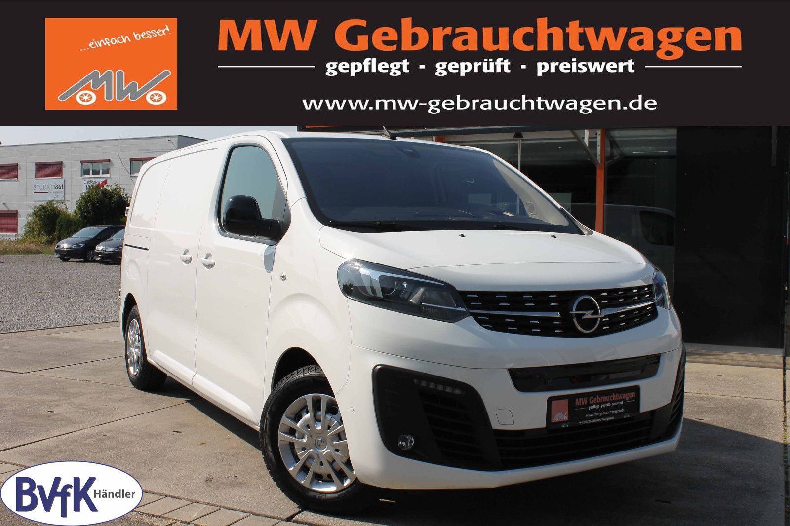 Fahrzeugabbildung Opel Vivaro-e Kasten M 75kWh Elegance 360° PDC TEMP