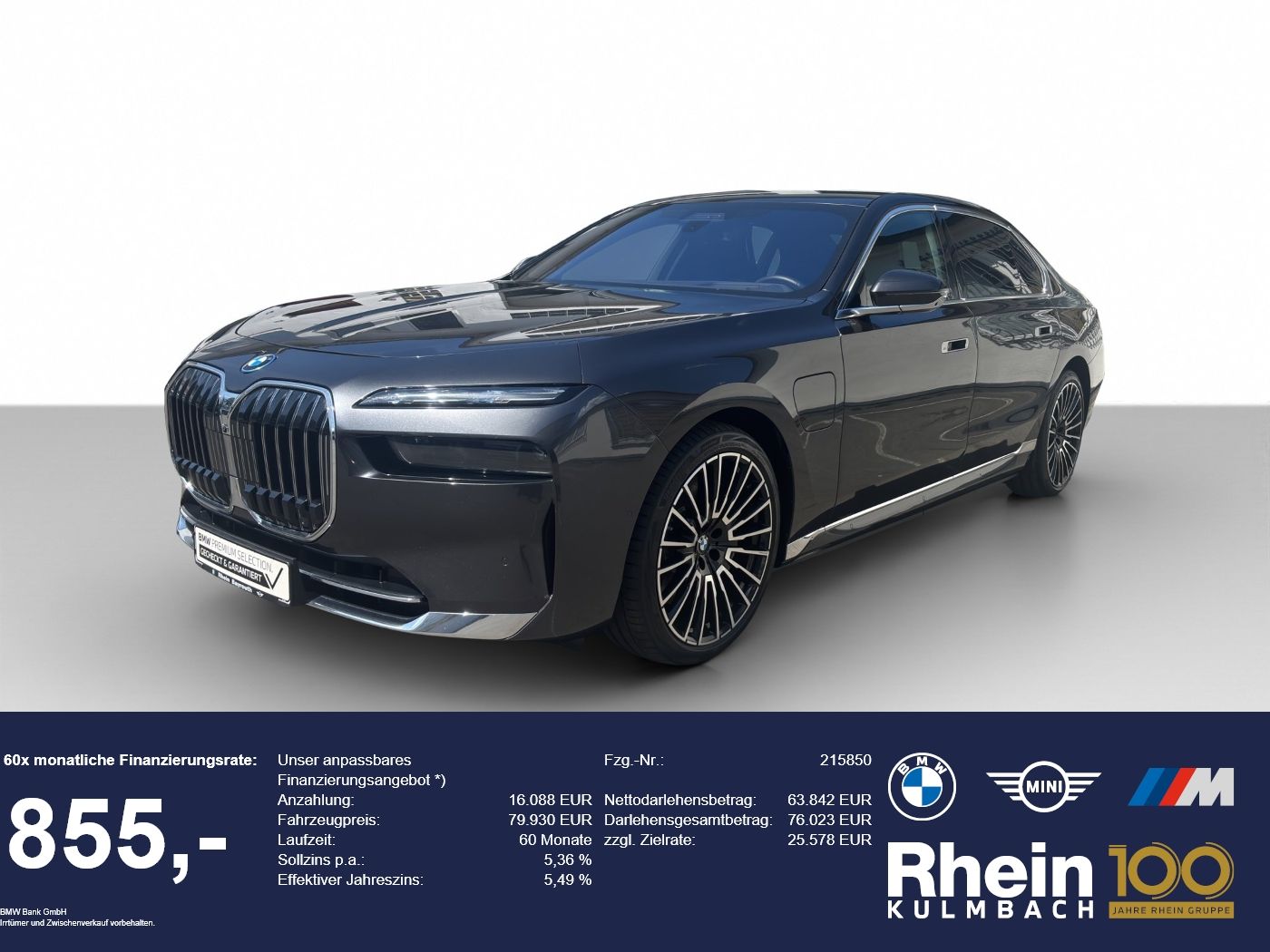BMW 750e xDrive Limousine Executive Drive Pro PanGSD foto 1
