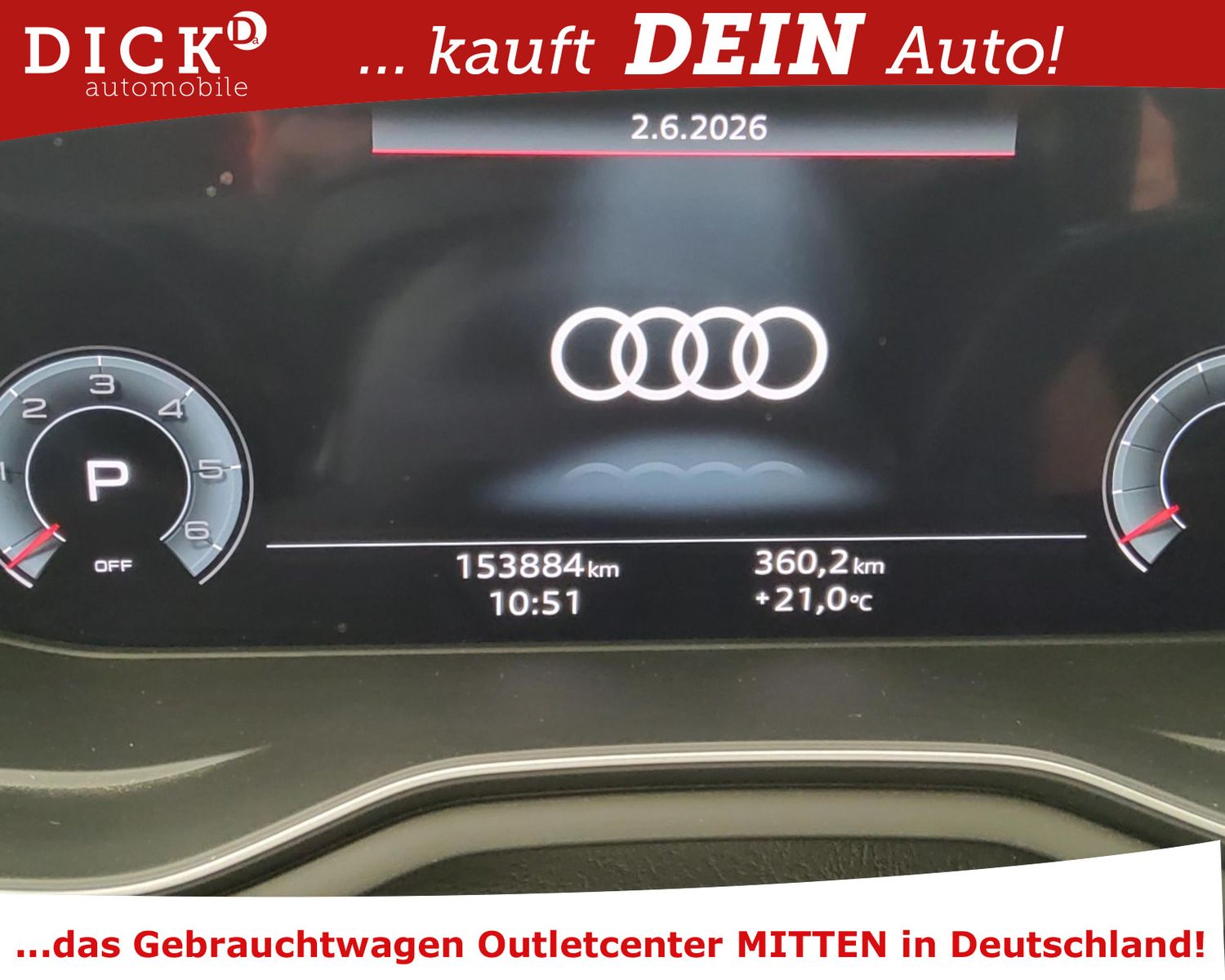 Fahrzeugabbildung Audi A4 Av 35d S-Tr. LED/NAVI/VIRTU/B&O/SHZ/8Fa/18"LM