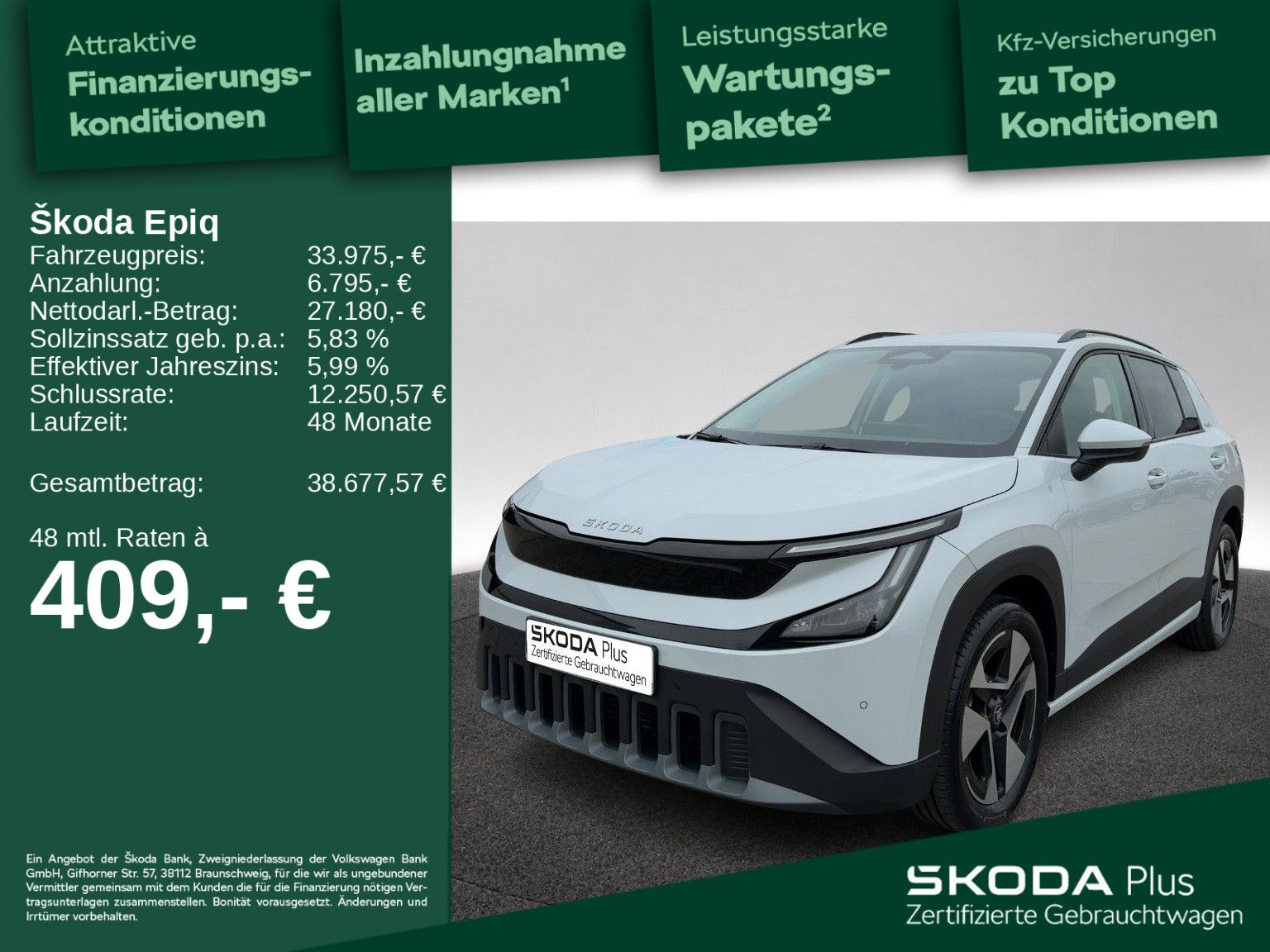 Skoda Epiq Selection 55*RFK*NAV*ACC*APP*LED*SHZ*LHZ imagem 2