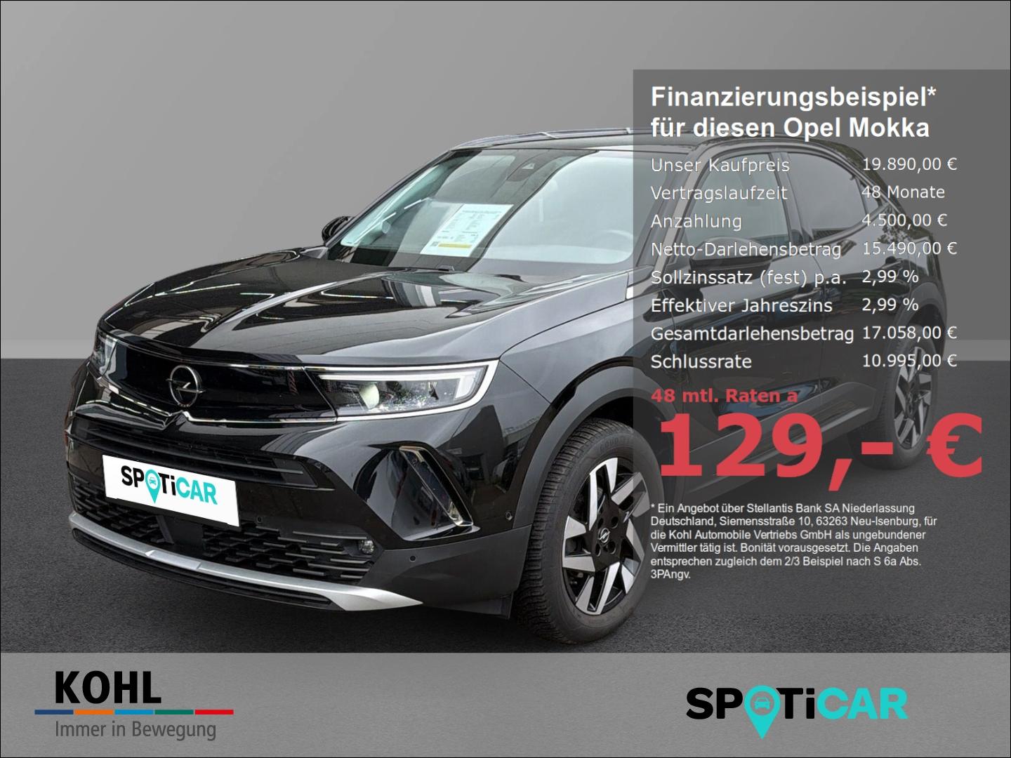Opel Mokka Elegance 1.2 Turbo 130PS LenkradHZG SHZ Rü