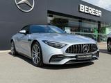 Mercedes-Benz SL 43 AMG Distronic HA-Lenkung Burmester 360 - mit Benzin-Antrieb: Silber, mit Navigationssystem, mit Klimaautomatik