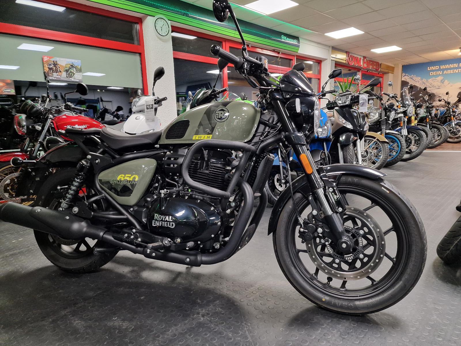 Royal Enfield Shotgun Green Drill