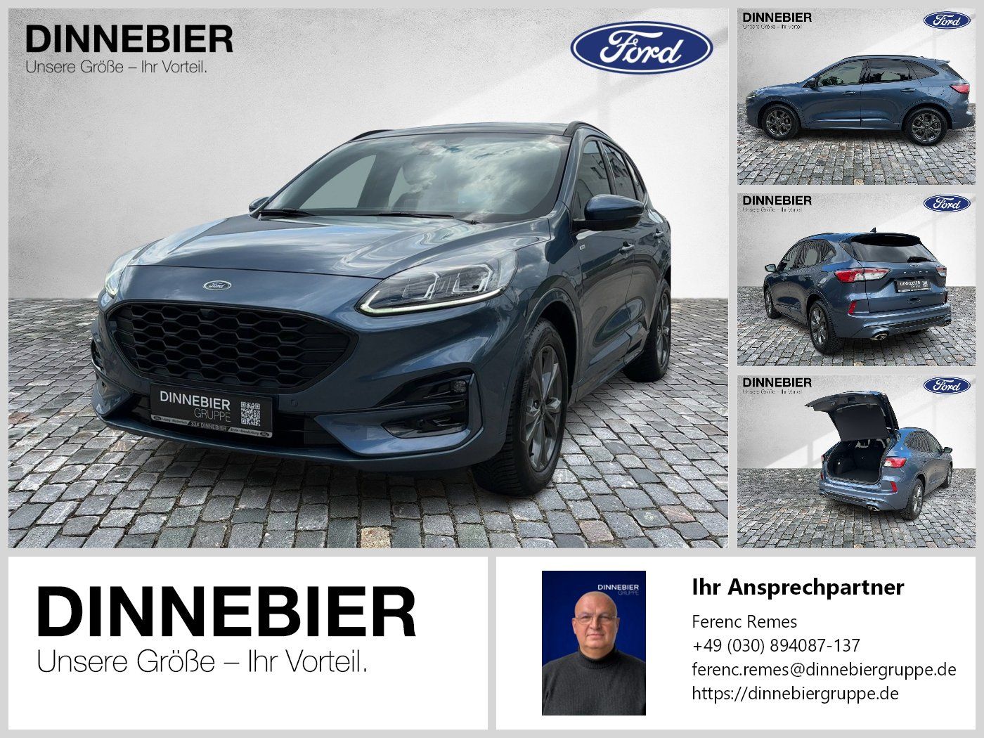 Ford KUGA ST-Line X LED+AHK+Glasdach+Kamera+SHZ