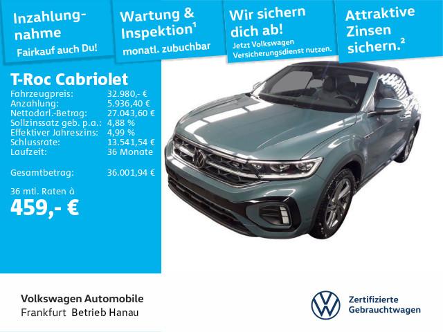 Volkswagen T-Roc Cabriolet 1.5 TSI DSG R-Line Navi IQ.LIGHT