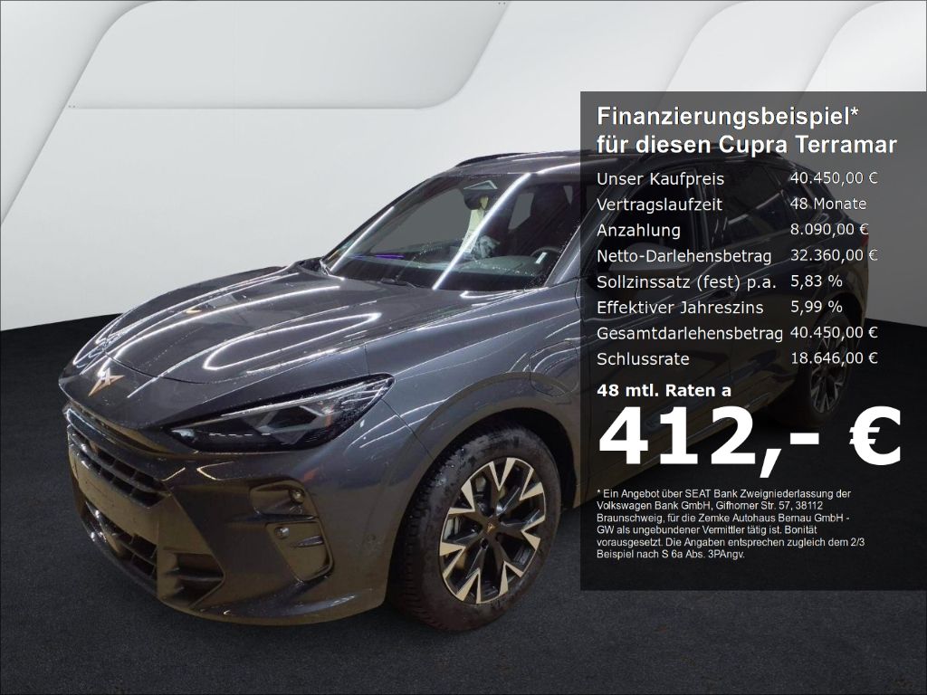 CUPRA Terramar 1.5 TSI DSG e-Hybrid 3,99% Navi Digital