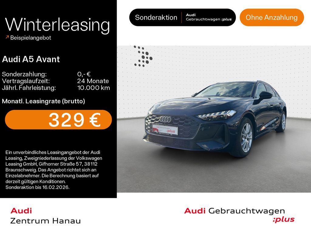 A5 Avant TDI*NAVI*LED*B&O*KAMERA*HUD*LEDER*18ZOL