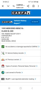Mercedes-Benz SL 500  unfallfrei 95000km carfax H-zulassung - Mercedes-Benz aus 1992: Sl