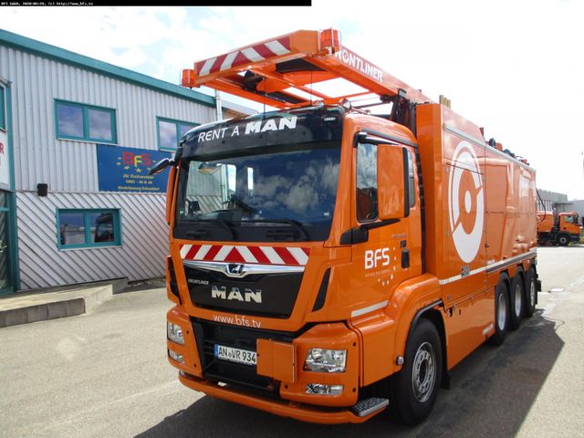 MAN TGS 35.510 8X4-4 BL MÜLLER Canalmaster F145 EWA 