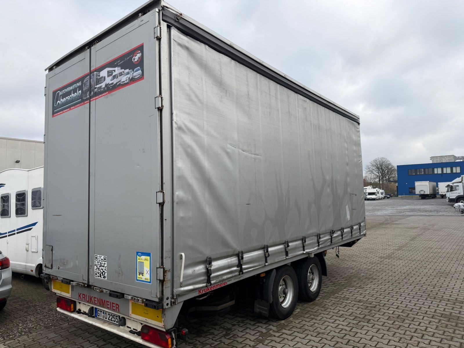 Fahrzeugabbildung Krukenmeier 10t Tandem-Anh Plane TLPS 11