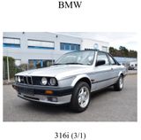 BMW 316i E30 Baur Hardtop-Cabriolet 1.Hand H-Abnahme - BMW 316 aus 1992: 316i