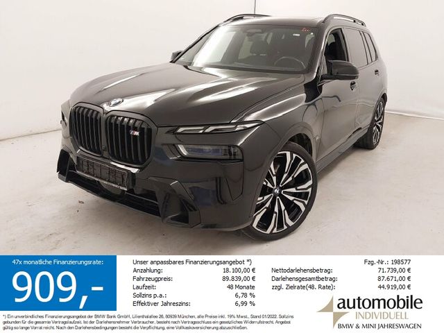 BMW X7 M60i xDr. M Sport Pro 23Zoll 6Sitzer ACC B&W