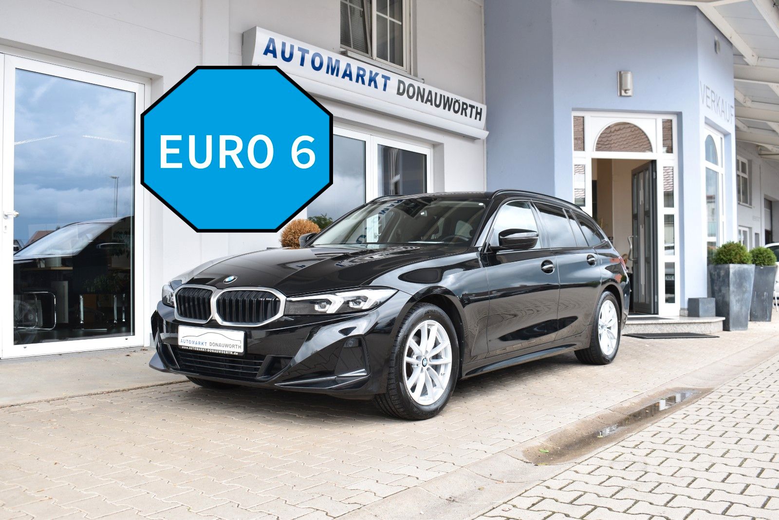 BMW 318d Touring Aut. Mild-Hybrid  Navi Teilleder foto 2